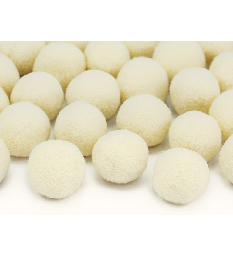 Krémový pompom