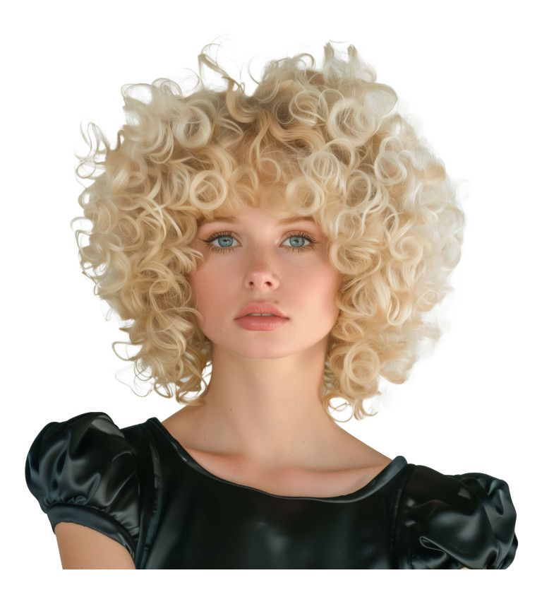 Blond dámská paruka -. styl 50. let