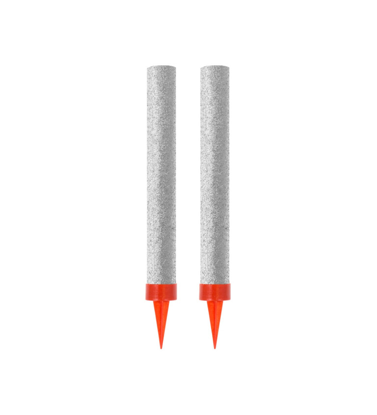 Stříbrné dortové fontány 12 cm – 2 ks