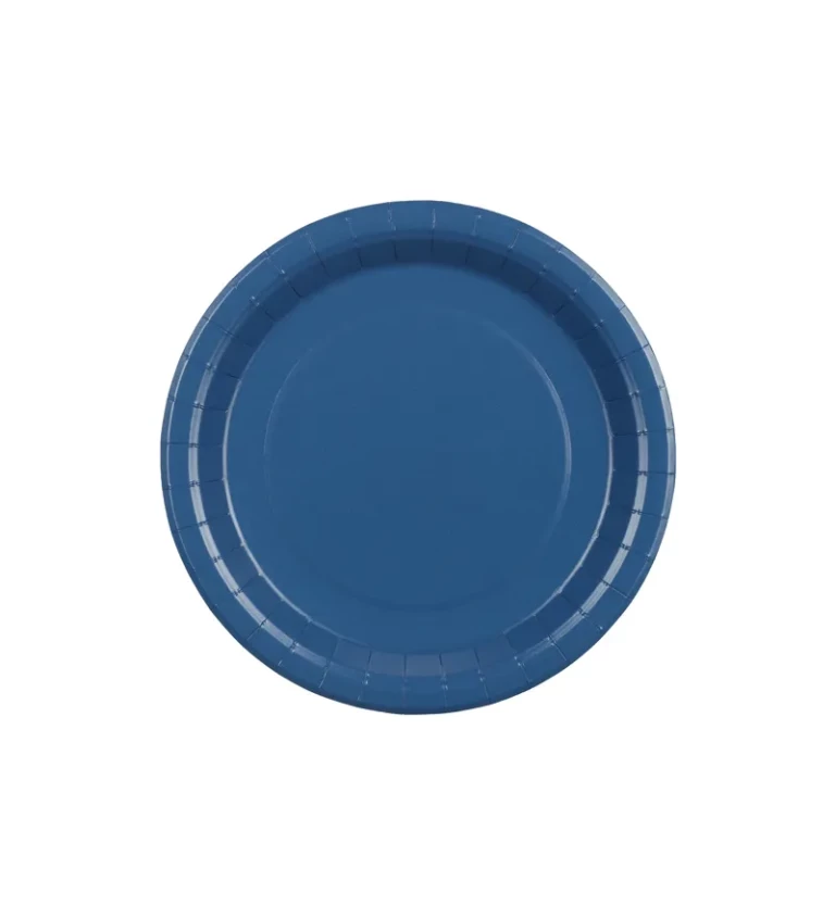 Tmavě modré talířky - 6 ks