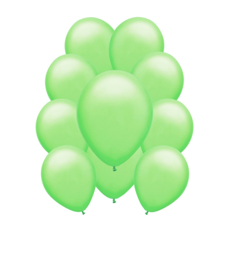 Latexové balónky pastelové - Světle zelené