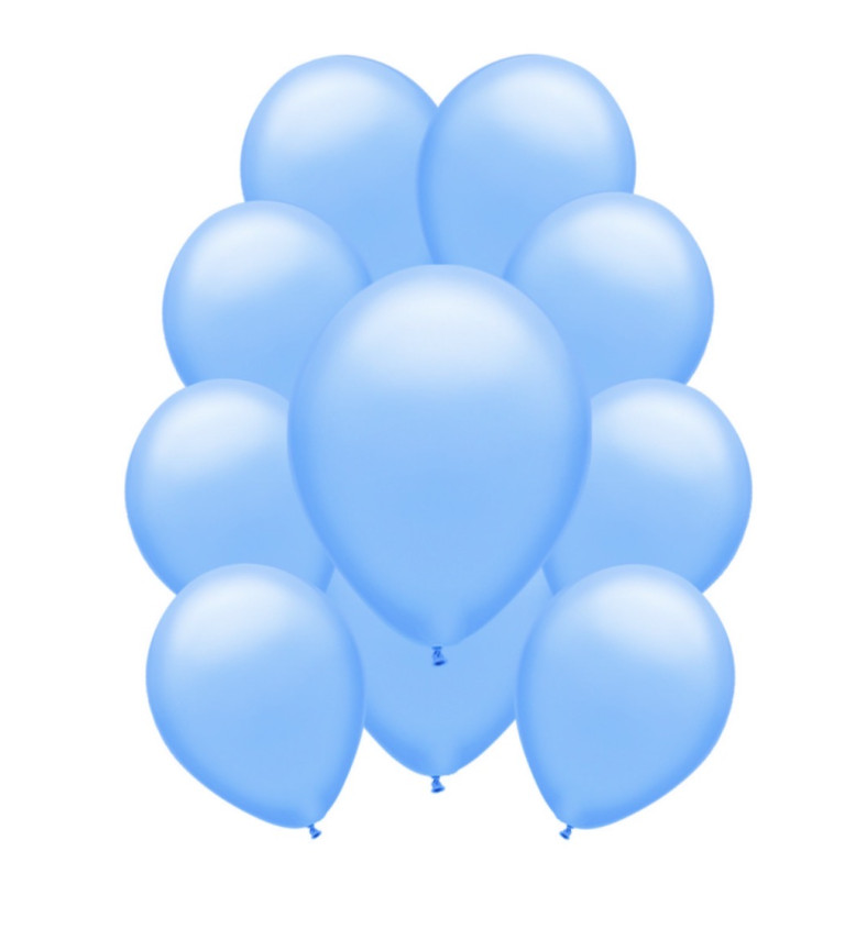 Latexové balónky pastelové - Světle modré