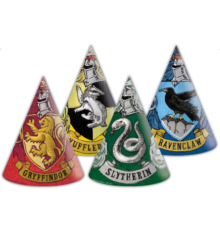 Harry Potter Hogwarts Houses – párty čepičky