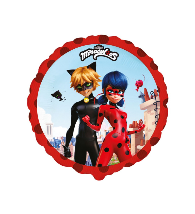 Fóliový balónek Miraculous