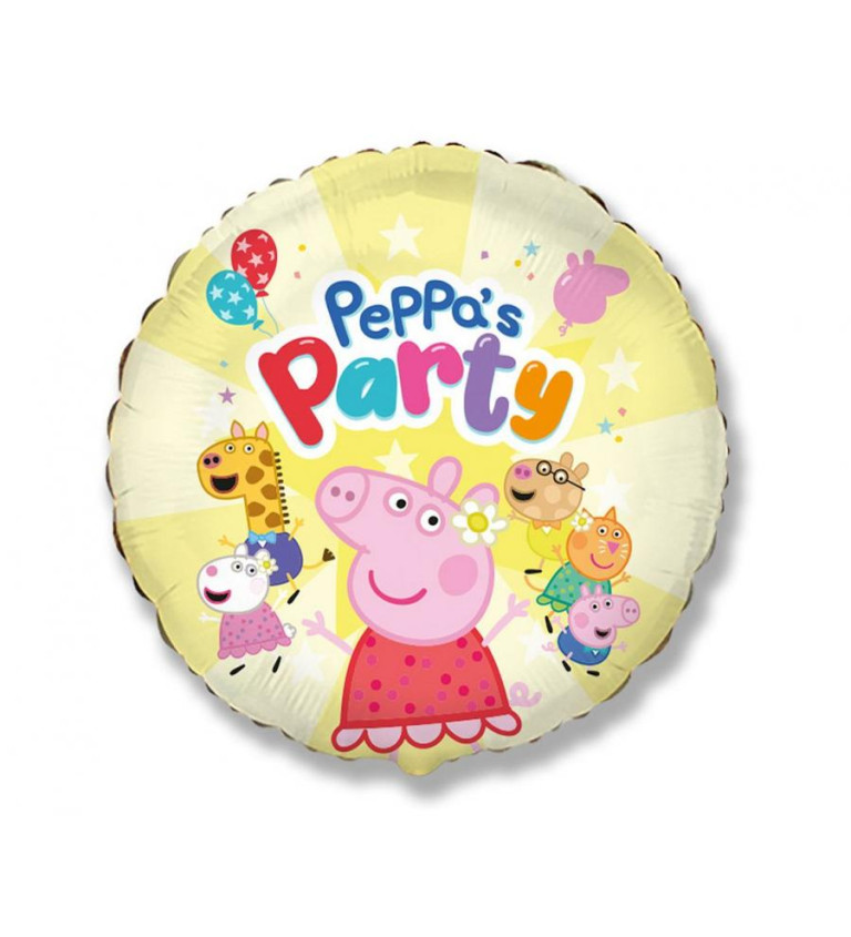 Peppa Pig párty – fóliový balónek 45 cm