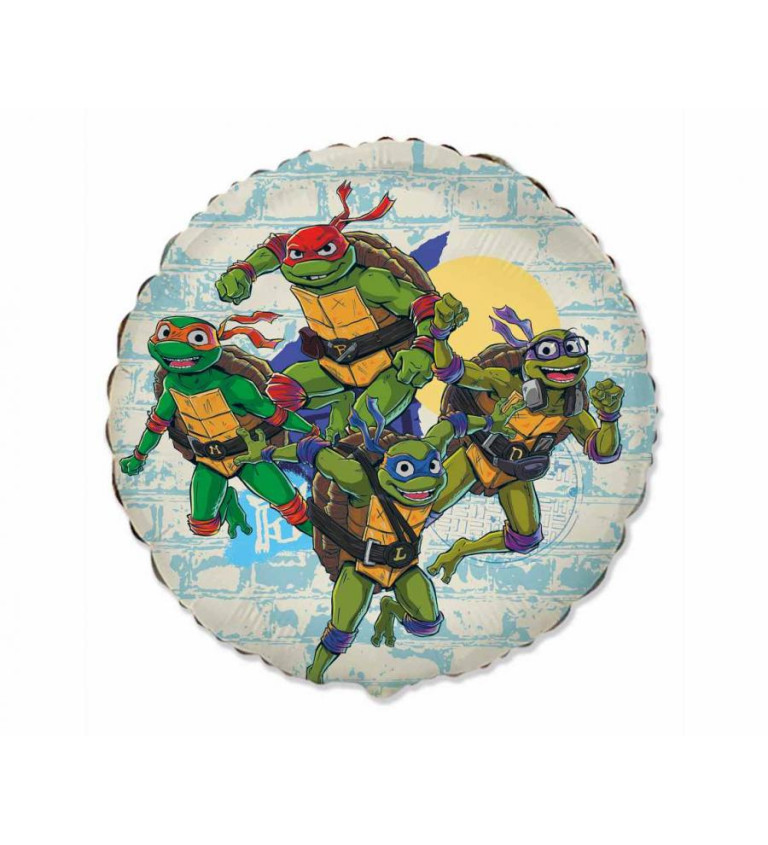 Ninja Turtles – fóliový balónek 46 cm