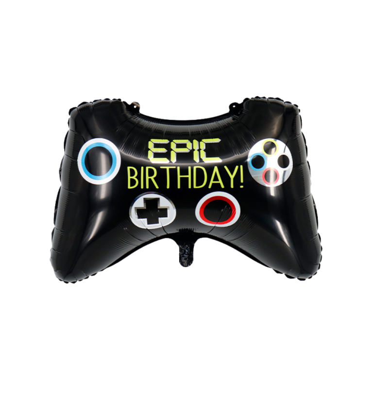 Gaming balónek Happy Birthday 68 cm